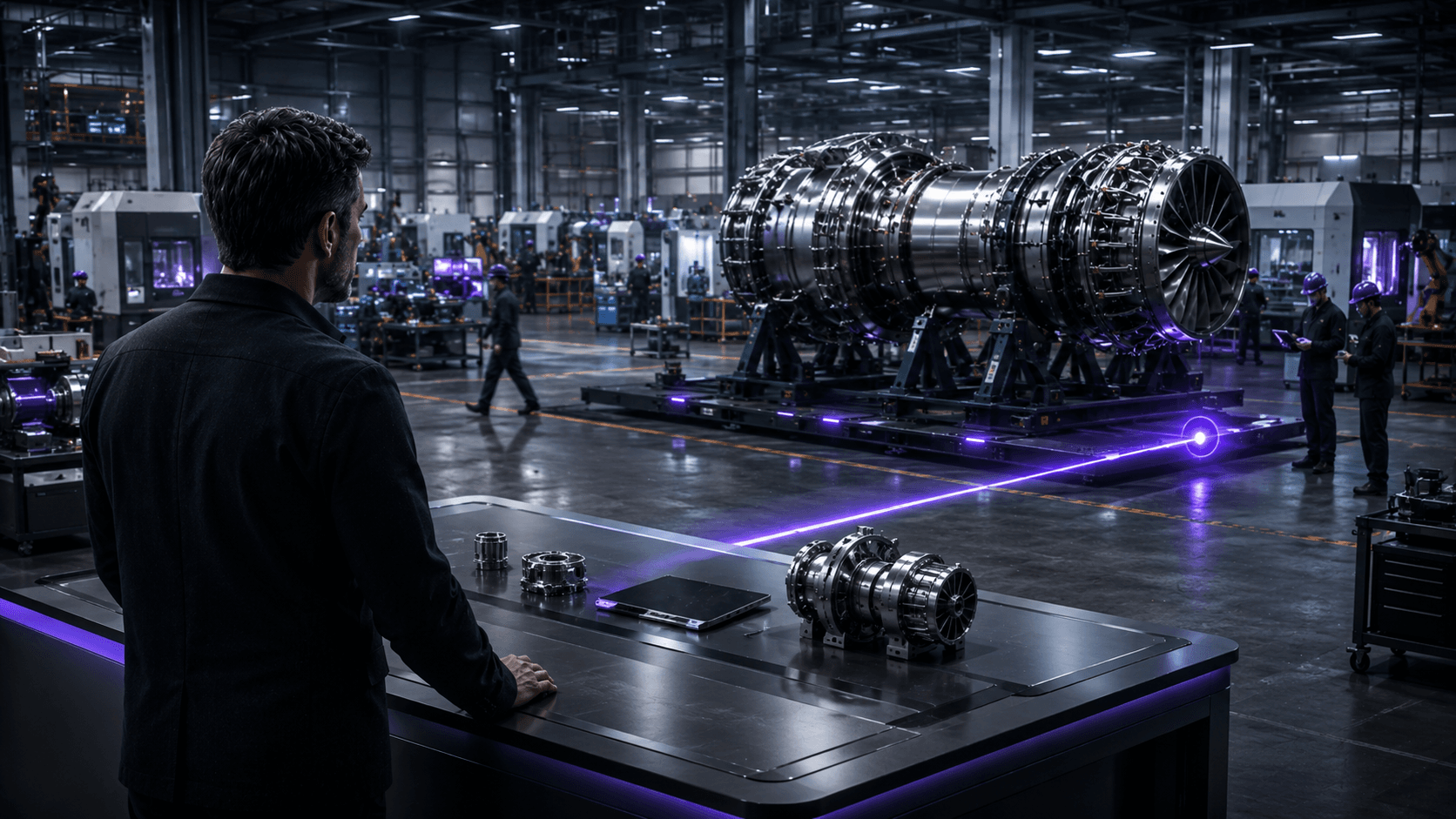 Authorized turbine recovery plan ready on the factory floor